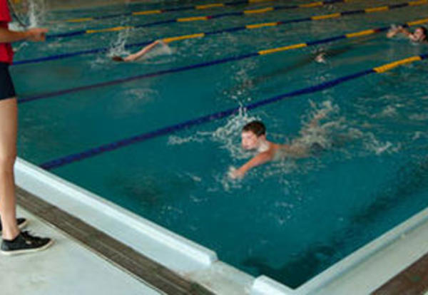 Local Youth Enjoy GU's Pool