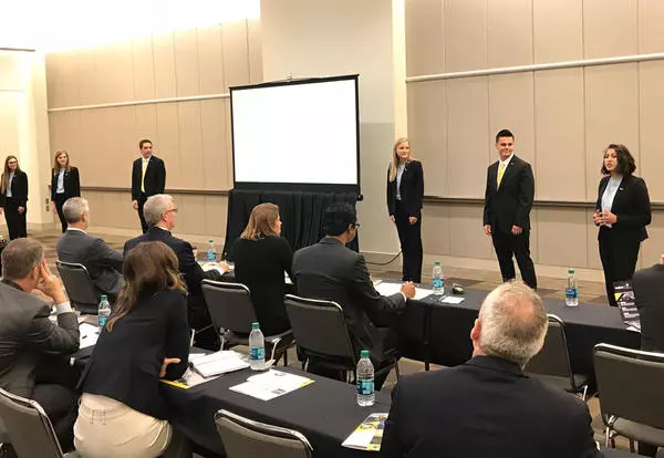 Graceland Enactus team presents in Kansas City in the 2018 National Competition