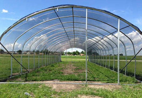 Hoop House Installed on Lamoni Campus