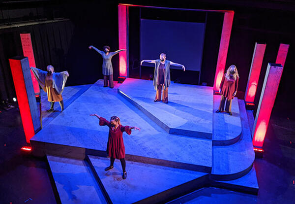 Graceland students perform a modern production of Sophocles' Antigone