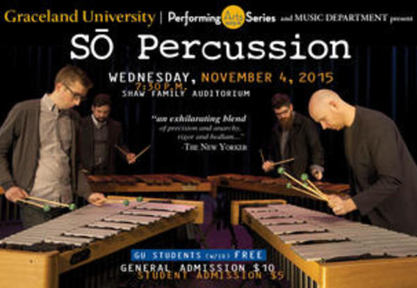 Graceland University Welcomes So Percussion