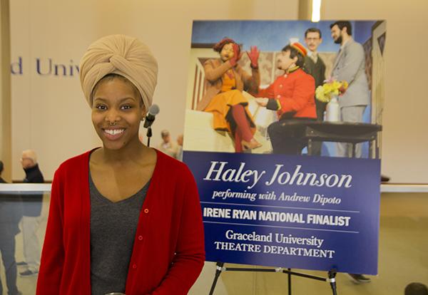 Graceland theatre student Haley Johnson `19