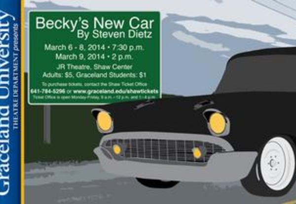Becky's New Car to be Performed in JR Theatre at Graceland University