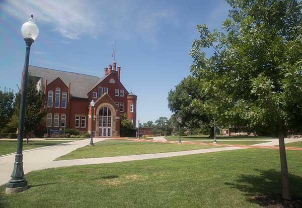 Exterior of Higdon Admin Building