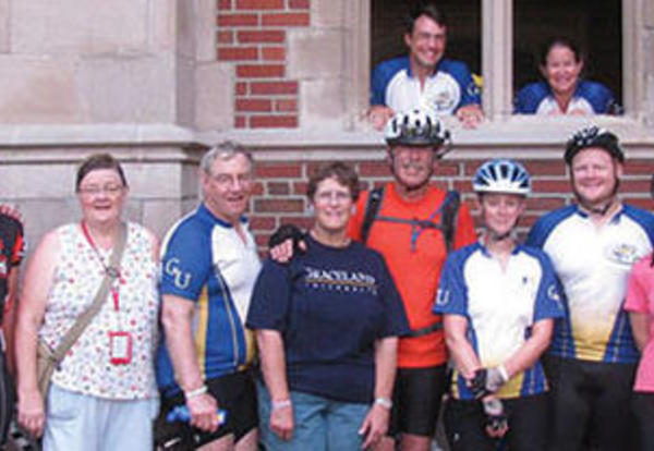 Graceland's RAGBRAI Team Pedals Hard