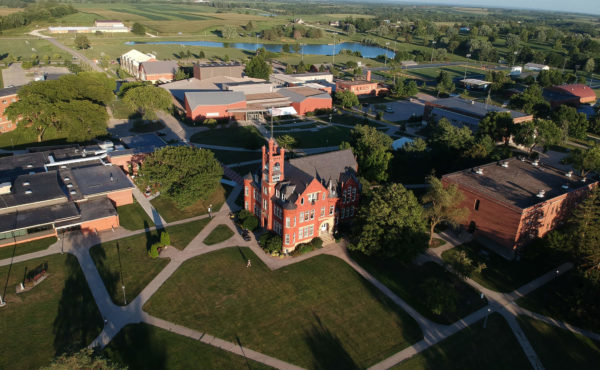 Aerial photo of Graceland University