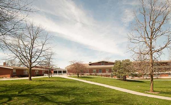 Exterior of Tess Morgan women's residence hall