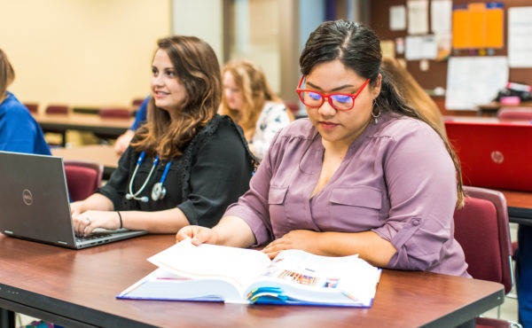 nursing students in classroom