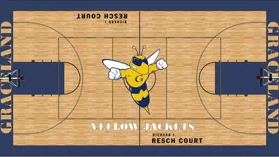 Overhead Rendering of Richard J. Resch Court at Morden Center